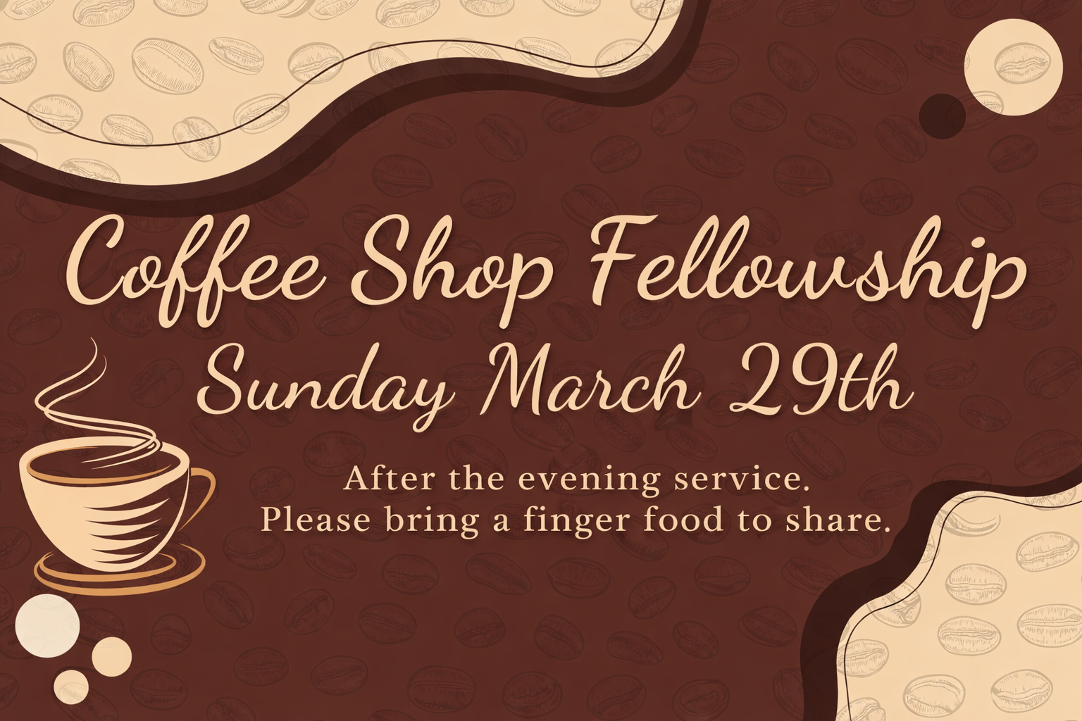 Church Coffee Shop banner